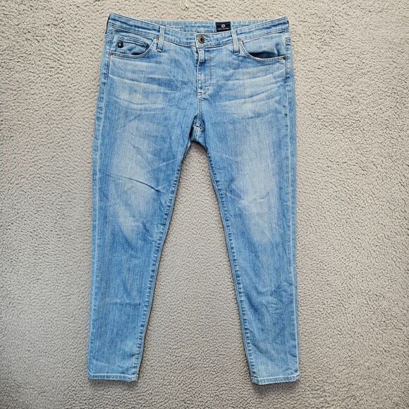 Adriano Goldschmied Jeans Mens Size 32R Blue The‎ Legging Ankle Super Skinny - Picture 1 of 11